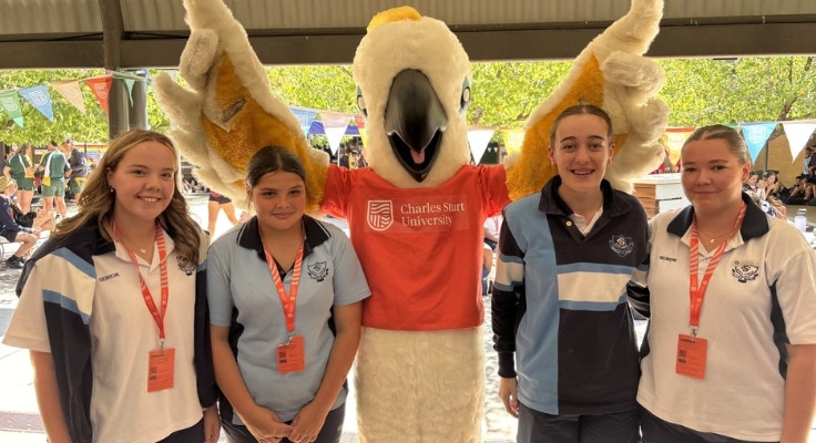 Senior students exploring university pathways at CSU